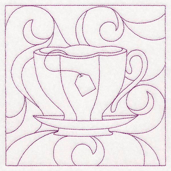 Cozy Kitchen Quilting - Teacup (Double Run)