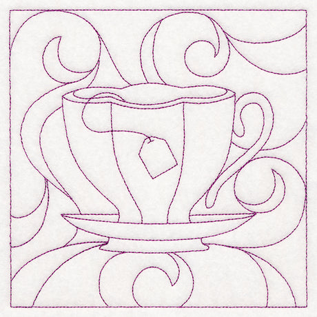 Cozy Kitchen Quilting - Teacup (Double Run)
