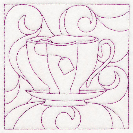 Cozy Kitchen Quilting - Teacup (Double Run)