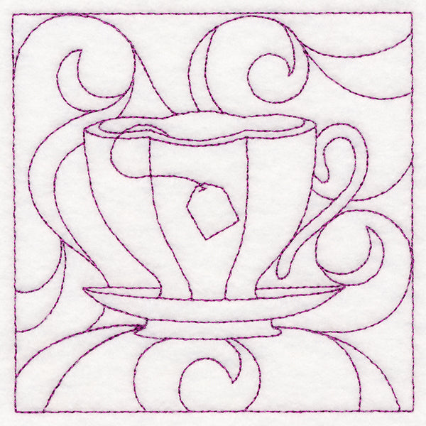 Cozy Kitchen Quilting - Teacup (Double Run)