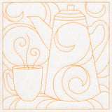 Cozy Kitchen Quilting - Coffee Pot (Double Run)