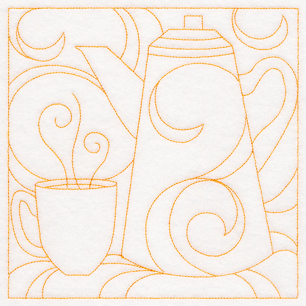 Cozy Kitchen Quilting - Coffee Pot (Double Run)