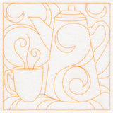 Cozy Kitchen Quilting - Coffee Pot (Double Run)