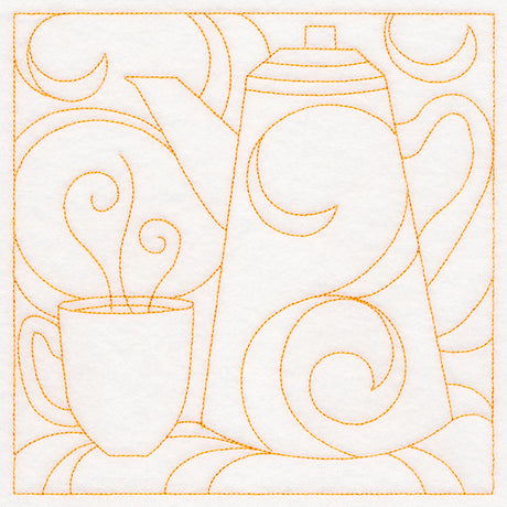 Cozy Kitchen Quilting - Coffee Pot (Double Run)