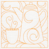 Cozy Kitchen Quilting - Coffee Pot (Double Run)