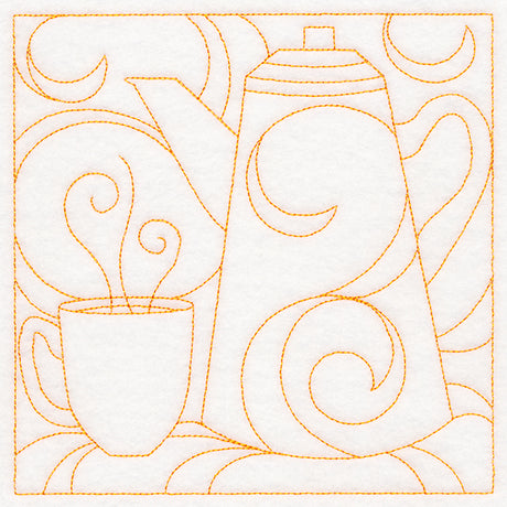 Cozy Kitchen Quilting - Coffee Pot (Double Run)
