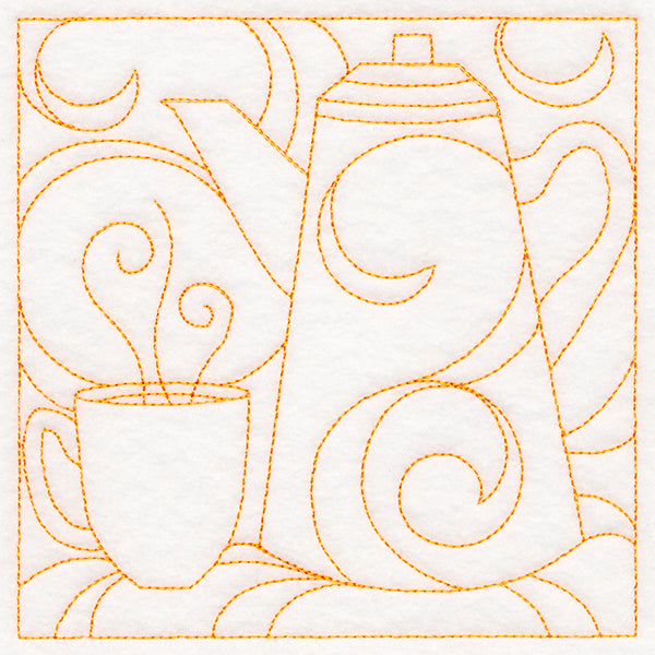 Cozy Kitchen Quilting - Coffee Pot (Double Run)