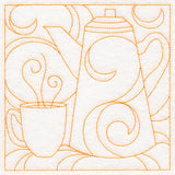 Cozy Kitchen Quilting - Coffee Pot (Double Run)