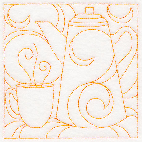 Cozy Kitchen Quilting - Coffee Pot (Double Run)
