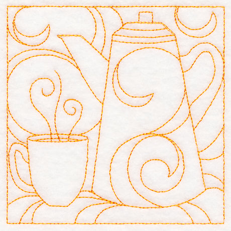 Cozy Kitchen Quilting - Coffee Pot (Double Run)