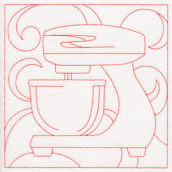 Cozy Kitchen Quilting - Stand Mixer (Double Run)