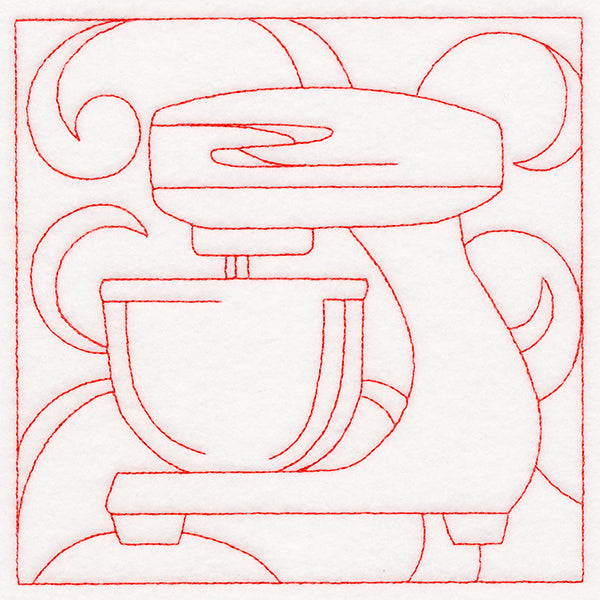 Cozy Kitchen Quilting - Stand Mixer (Double Run)