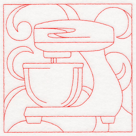 Cozy Kitchen Quilting - Stand Mixer (Double Run)