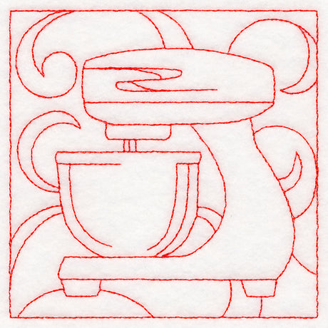 Cozy Kitchen Quilting - Stand Mixer (Double Run)