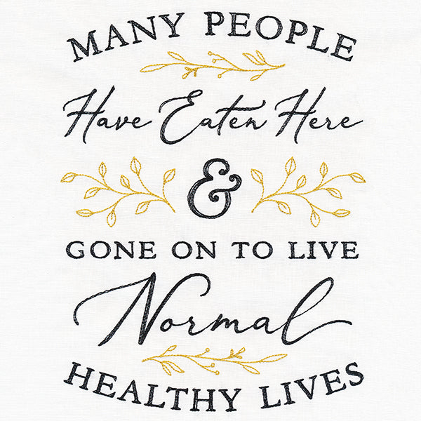 Many People Have Eaten Here