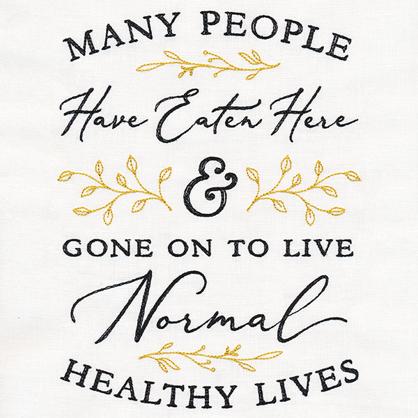 Many People Have Eaten Here