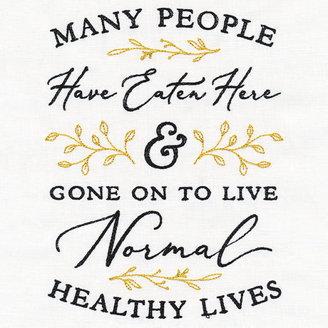 Many People Have Eaten Here