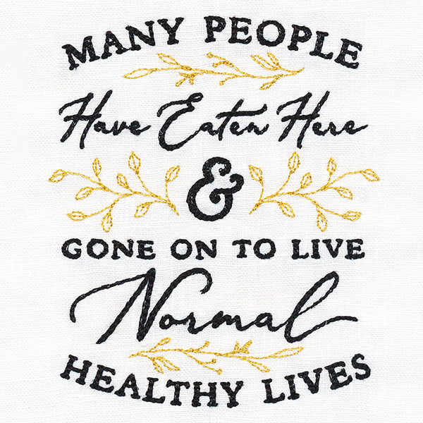 Many People Have Eaten Here