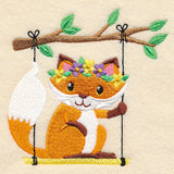 Swinging Spring Fox