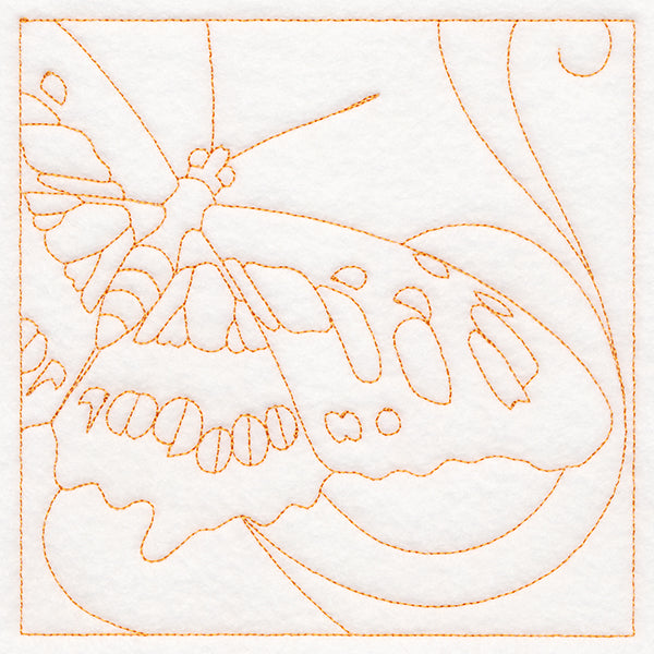 Dazzling Butterfly Quilting Square (Double Run)