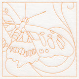 Dazzling Butterfly Quilting Square (Double Run)