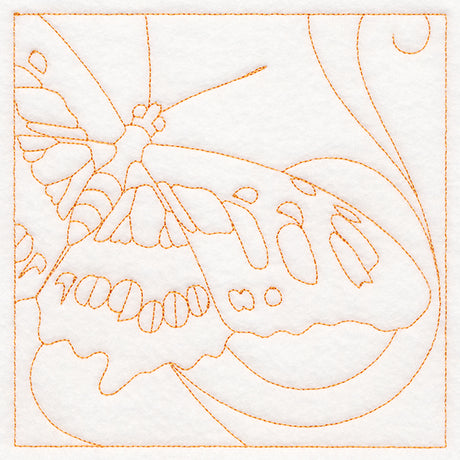 Dazzling Butterfly Quilting Square (Double Run)