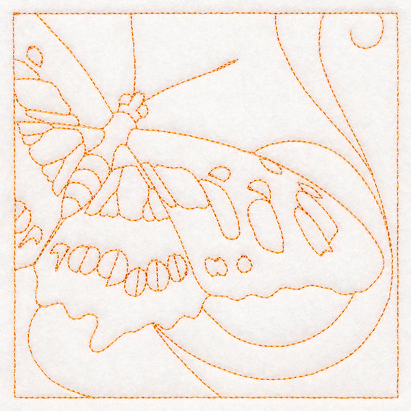 Dazzling Butterfly Quilting Square (Double Run)