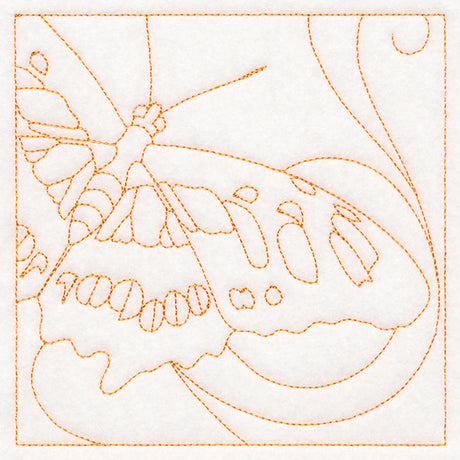 Dazzling Butterfly Quilting Square (Double Run)