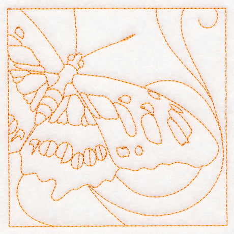 Dazzling Butterfly Quilting Square (Double Run)