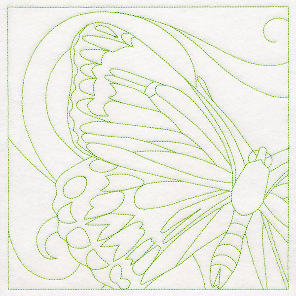Charming Butterfly Quilting Square (Double Run)