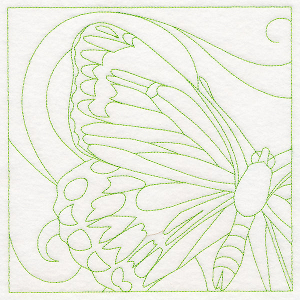 Charming Butterfly Quilting Square (Double Run)