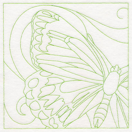 Charming Butterfly Quilting Square (Double Run)