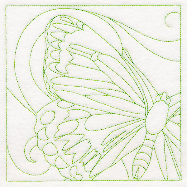 Charming Butterfly Quilting Square (Double Run)