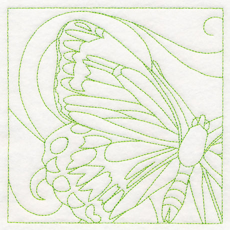 Charming Butterfly Quilting Square (Double Run)