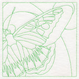 Beautiful Butterfly Quilting Square (Double Run)