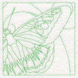Beautiful Butterfly Quilting Square (Double Run)