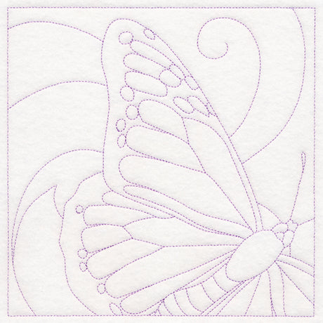 Captivating Butterfly Quilting Square (Double Run)