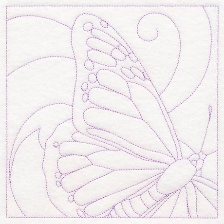 Captivating Butterfly Quilting Square (Double Run)
