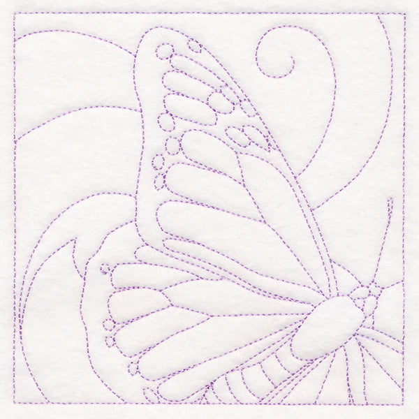 Captivating Butterfly Quilting Square (Double Run)