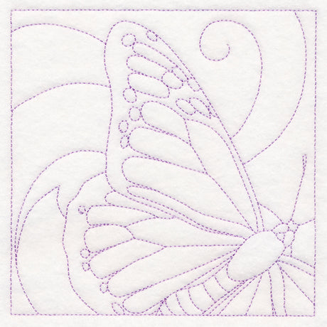 Captivating Butterfly Quilting Square (Double Run)