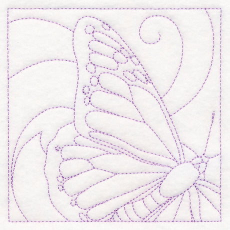 Captivating Butterfly Quilting Square (Double Run)