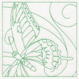 Lovely Butterfly Quilting Square (Double Run)