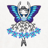 Blue Morpho Butterfly Ballerina