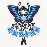 Blue Morpho Butterfly Ballerina