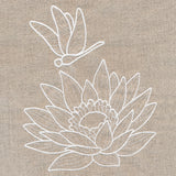 Rustic Garden Dragonfly and Lotus