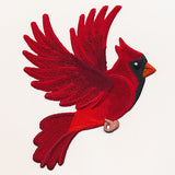 Free-Flying Cardinal (In-the-Hoop)