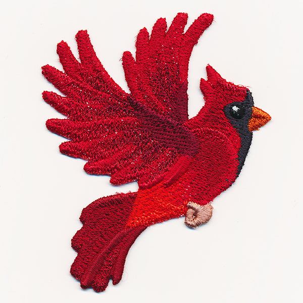 Free-Flying Cardinal (In-the-Hoop)