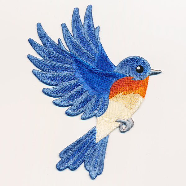 Free-Flying Bluebird (In-the-Hoop)