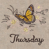 Blessed Thursday - Monarch & Almond Blossom