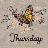 Blessed Thursday - Monarch & Almond Blossom